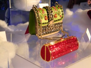 Silent auction jeweled handbags