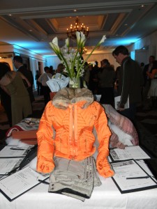 Stefan Kaelin ski outfit offered at Silent Auction at Freestyle