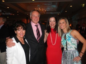 Claudette Fraker, Ian Loveridge, Janice Schmid Louthis and yours truly enjoying the music and dancing.