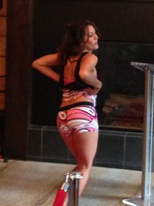 Heidi Hat shorts underneath skirt