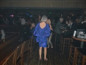 Fashionable party-er at Belly Up enjoying the music!