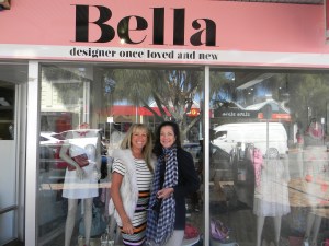 Dee, proprietress of shop where I got the 'perfect chapeau' for my dress for the Cup!  