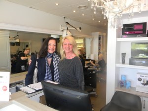 With Mel at fabulous Zumay salon in Mornington getting me ready for the Melbourne Cup!   