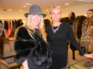 AIFW Director and Wilhelmina Models President Brooke Fogg with Basso mgr. Olga Lukastievich