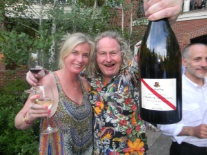 Chester and Kath D'Arenberg at Hyatt Australian wine party