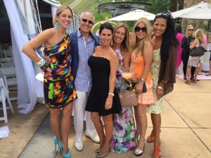 Laura Calabrese,  (center)organizer, with her team 